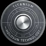 Titanium Badge