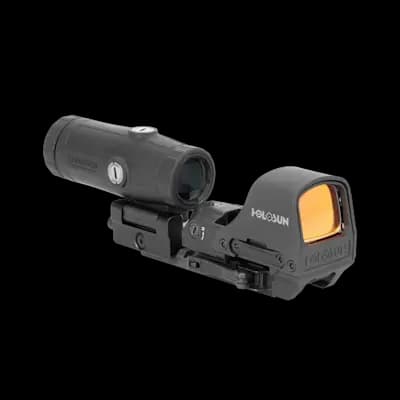 Set HE510C Green Dot & HM3X Magnifier & Hardcase